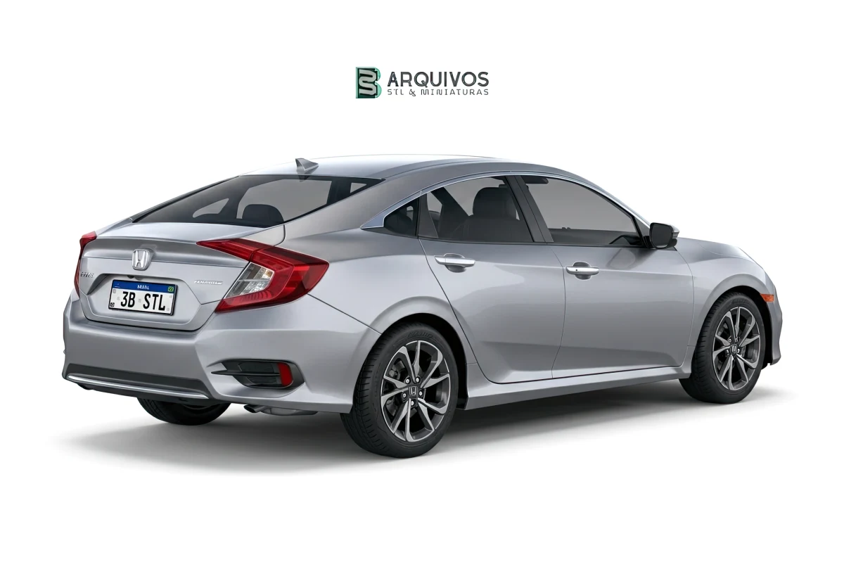 Modelo 3D STL - Honda Civic LED 2019 — foto 6